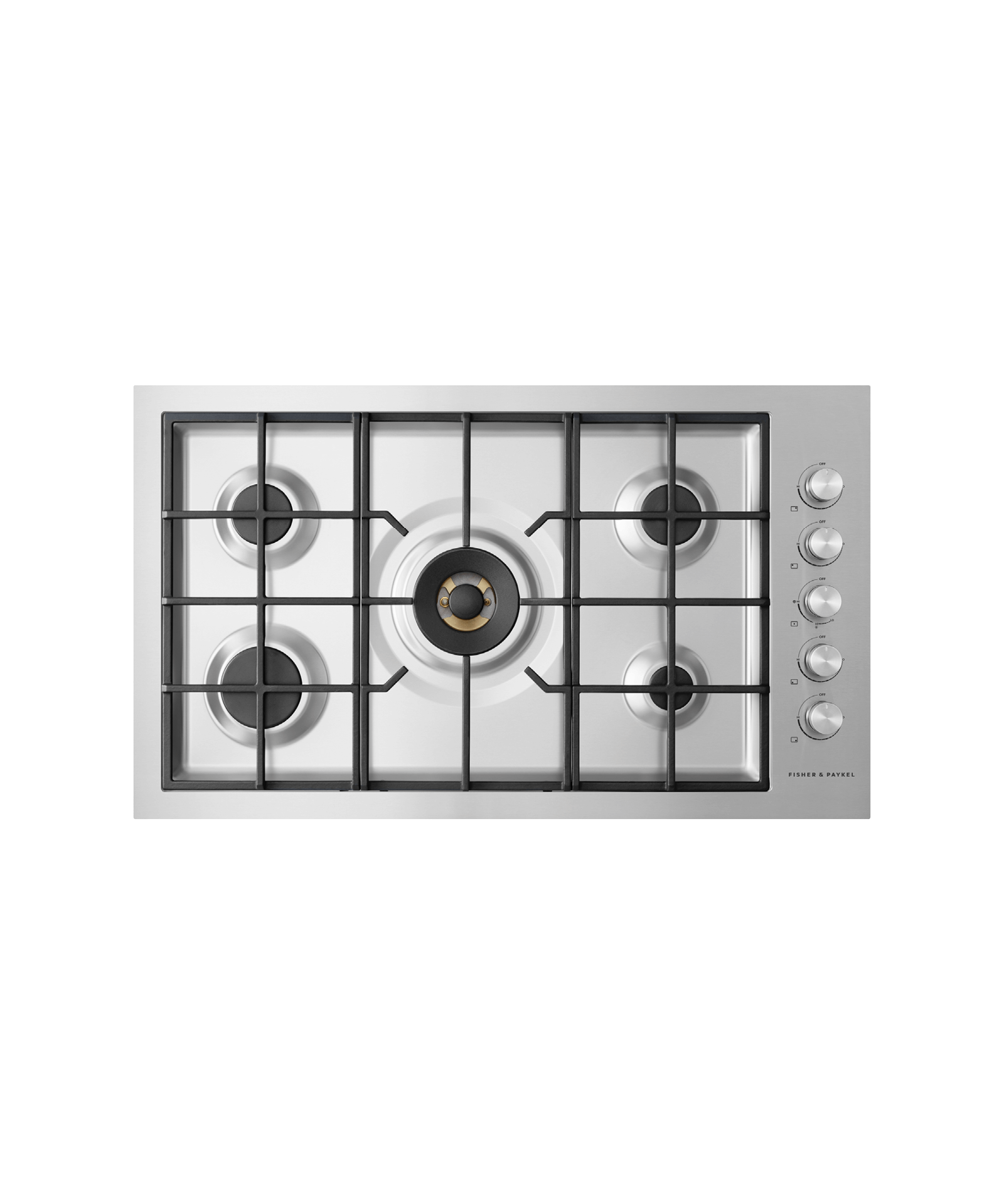 Model: CG365DNGRX2 N | Fisher and Paykel Gas on Steel Cooktop, 36", Flush Fit