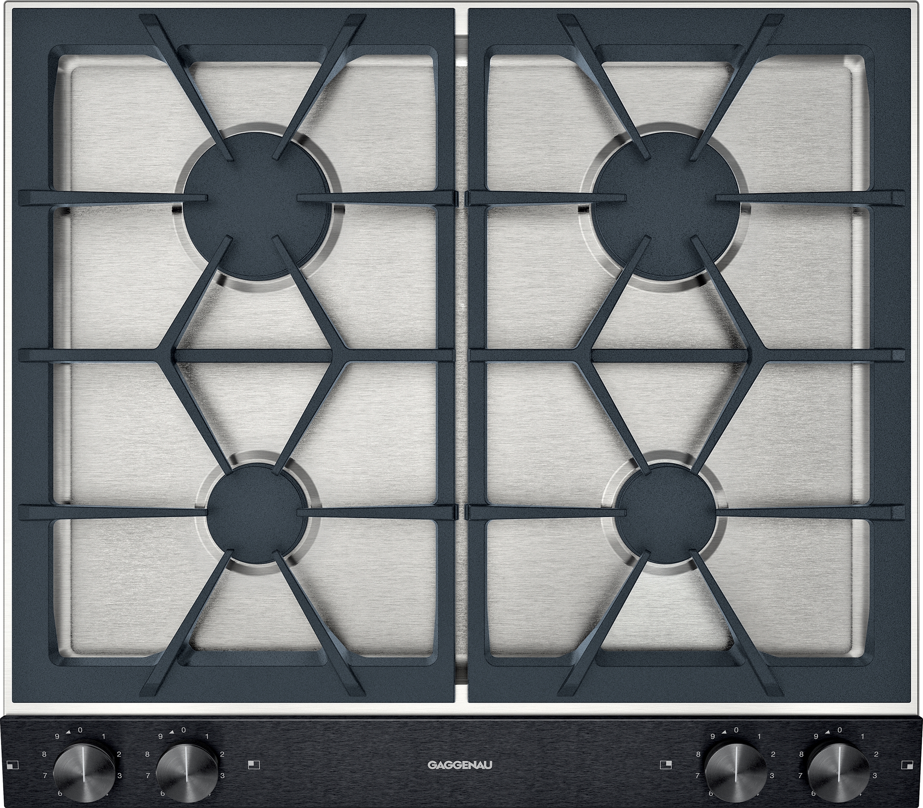 Gaggenau 200 series, Vario gas cooktop, 24", Natural gas 15 mbar