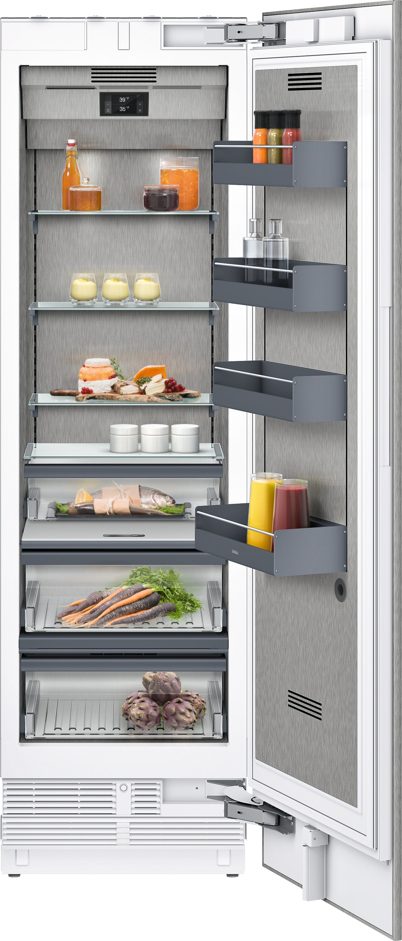 Gaggenau 400 series, Vario refrigerator, 24'', Softclose® Flat Hinge