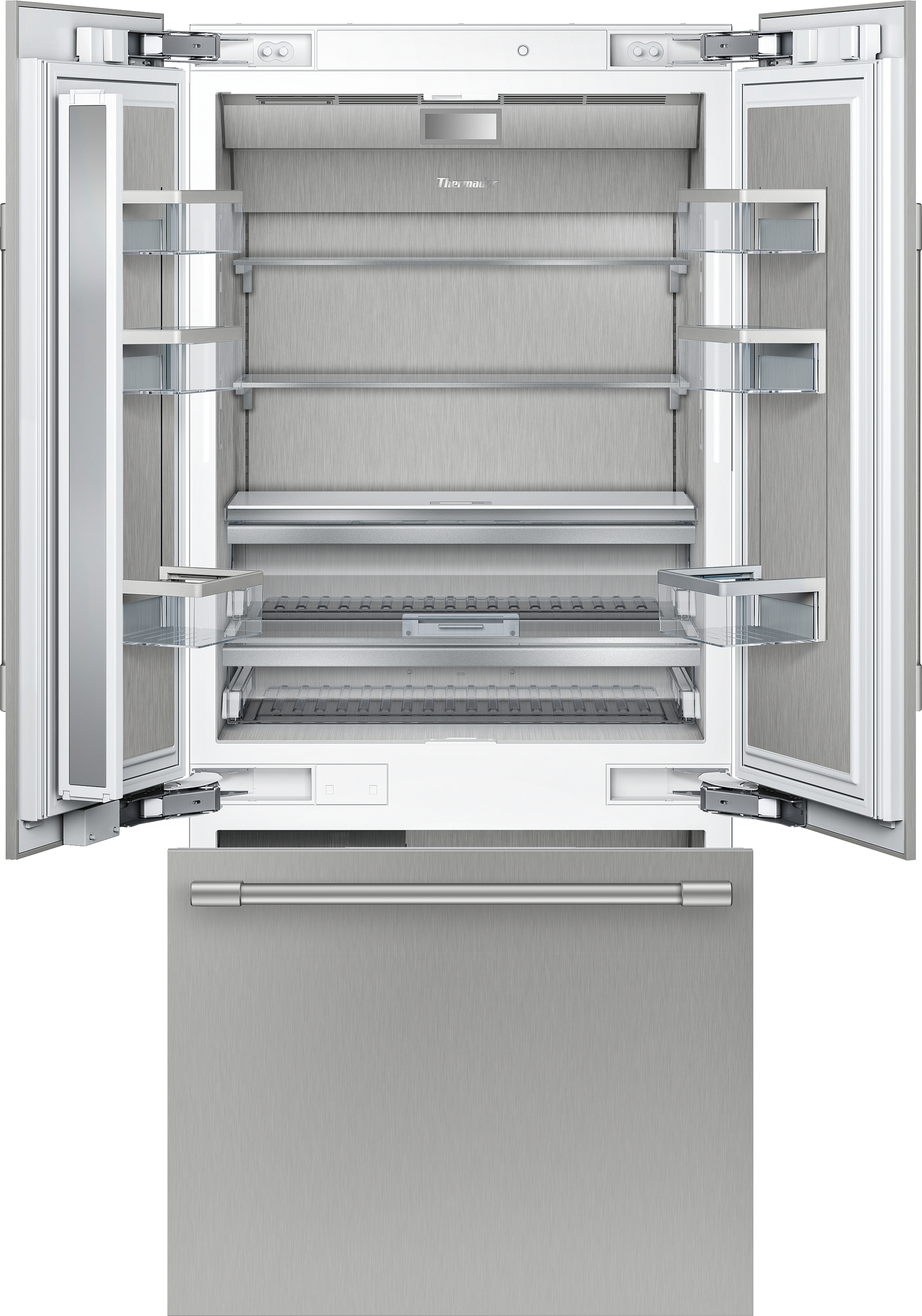 Model: T36BT925NS | Thermador Built-in French Door Bottom Freezer, 36'' Professional, Stainless Steel