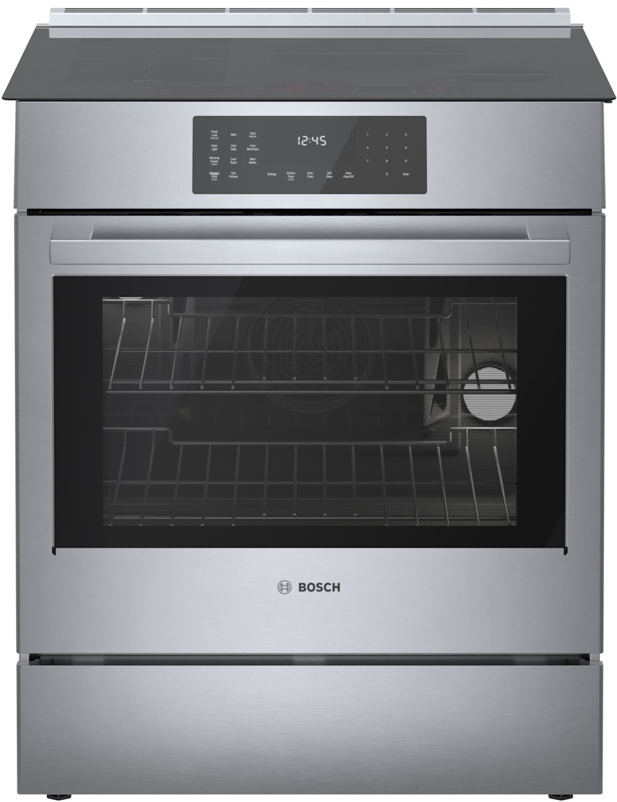 Bosch Benchmark®, Induction Slide-in Range, 30'', Stainless Steel