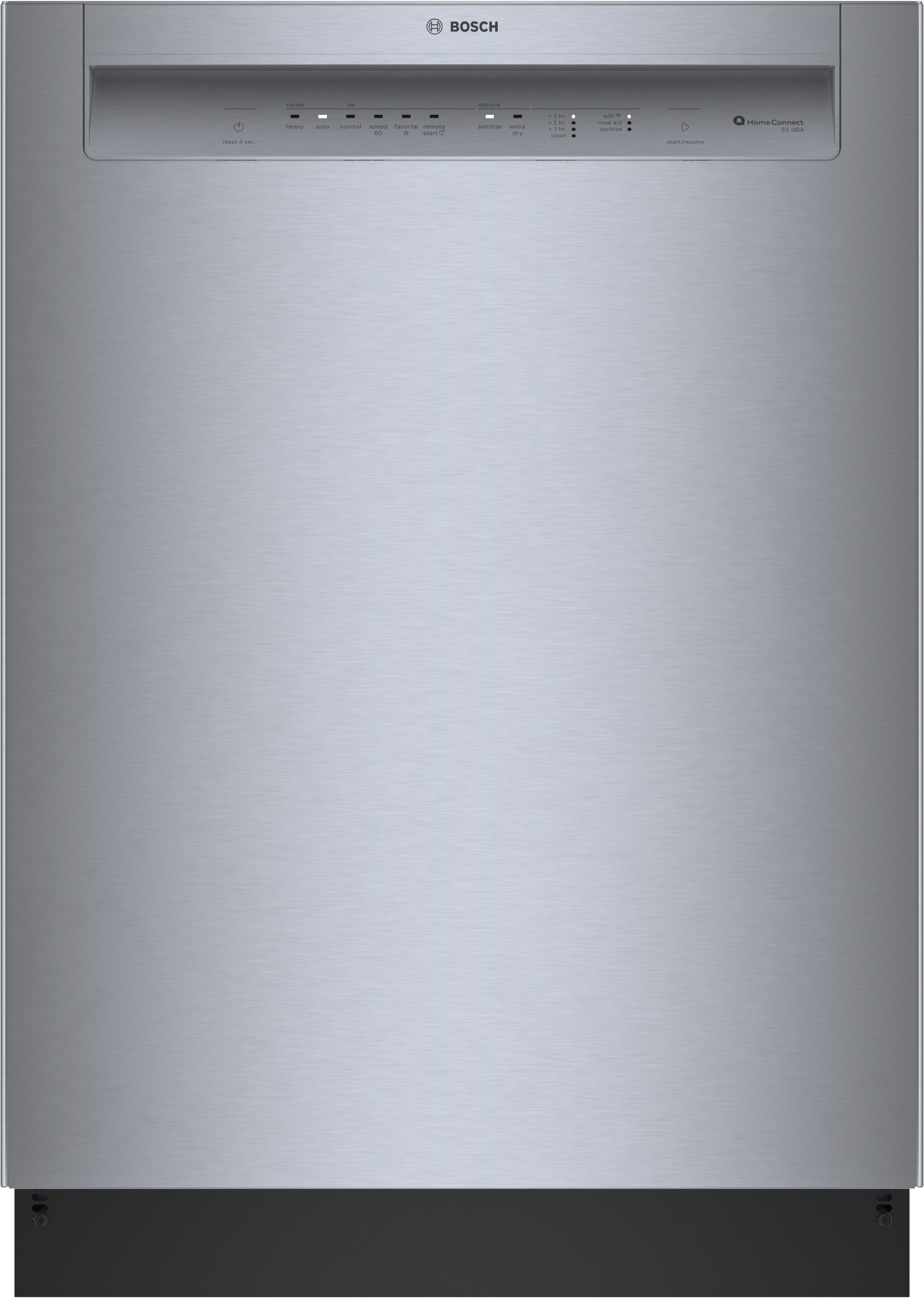 Bosch 100 Series, Dishwasher, 24'', Stainless Steel Anti-fingerprint