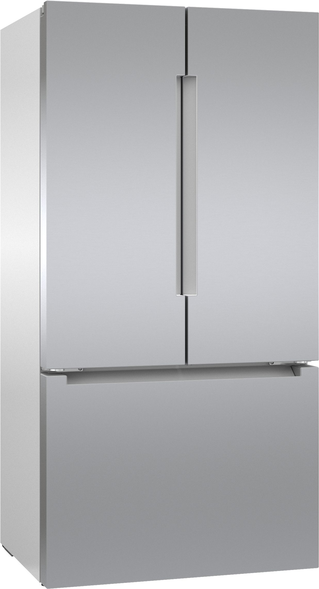 Bosch 800 Series, French Door Bottom Mount Refrigerator, 36'', Stainless steel (with anti-fingerprint)