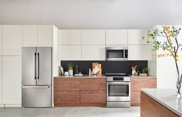 Model: HMV5053U-OB | Bosch 500 Series, Over-The-Range Microwave, 30'', Left SideOpening Door, Stainless Steel