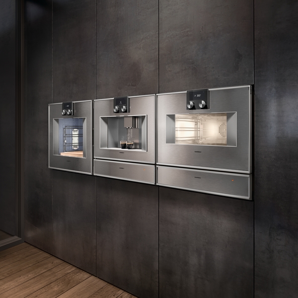 Model: BO451612 | Gaggenau 400 series, oven, 24'', door hinge: left, Stainless steel behind glass