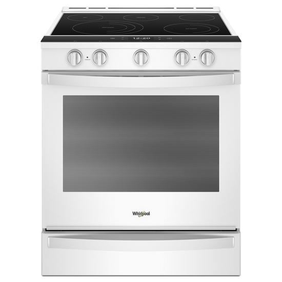 Whirlpool 6.4 cu. ft. Smart Slide-in Electric Range with Air Fry, when Connected