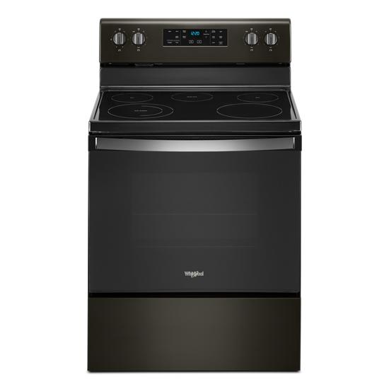 Model: WFE505W0JV | Whirlpool 5.3 cu. ft. Whirlpool® electric range with Frozen Bake™ technology