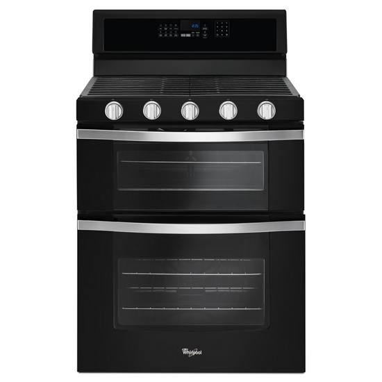 Whirlpool 6.0 Cu. Ft. Gas Double Oven Range with EZ-2-Lift™ Hinged Grates