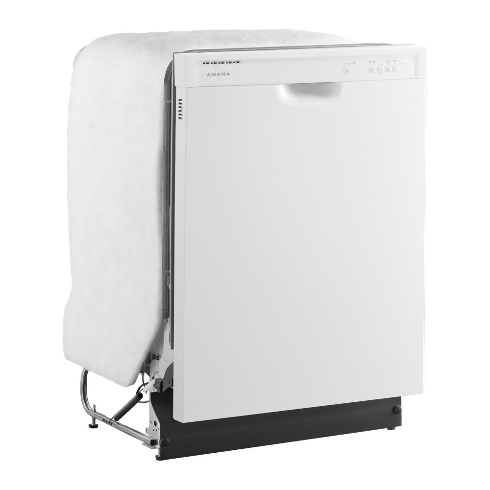 Model: ADB1400AMW-CL | Amana Dishwasher with Triple Filter Wash System