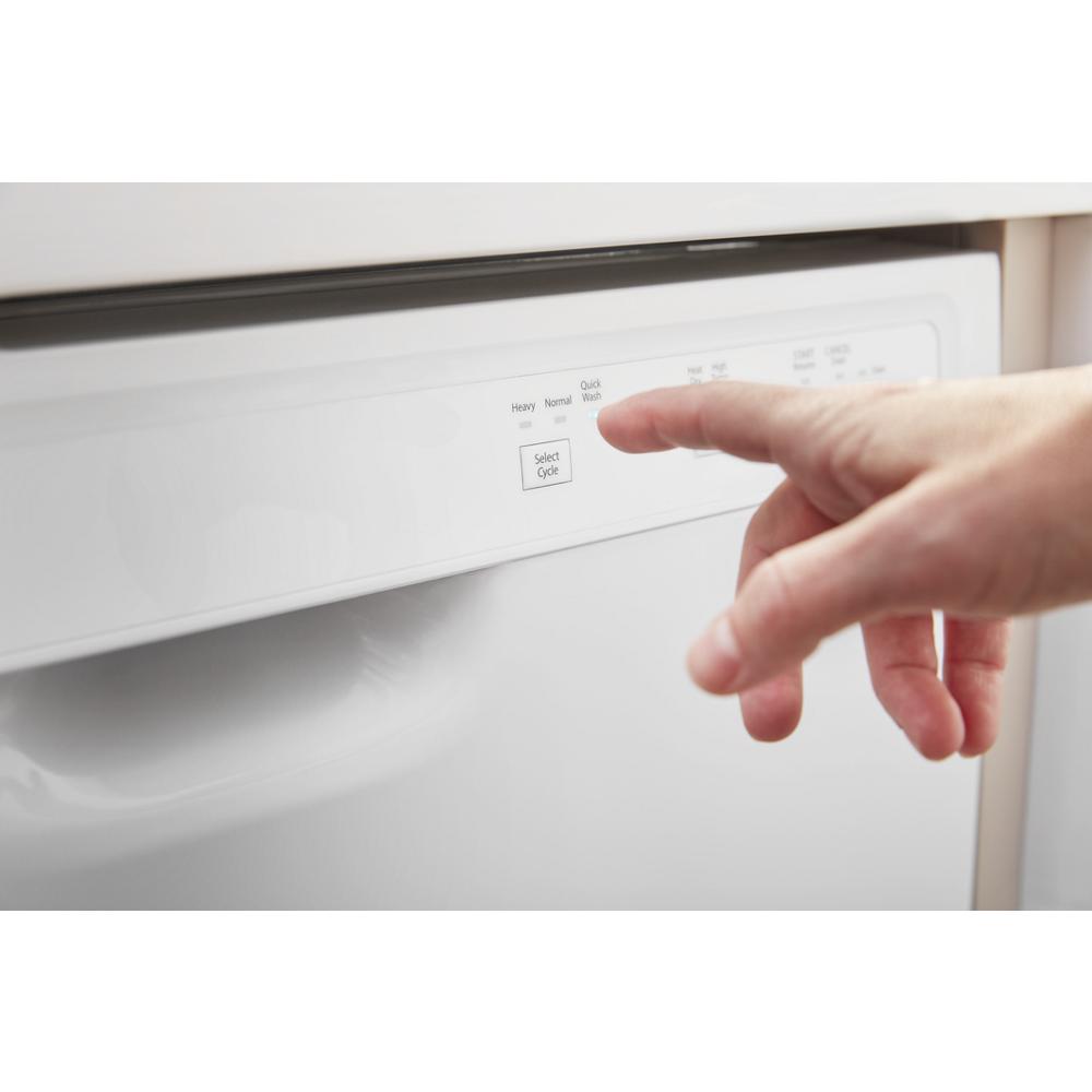 Model: ADB1400AMW-CL | Amana Dishwasher with Triple Filter Wash System