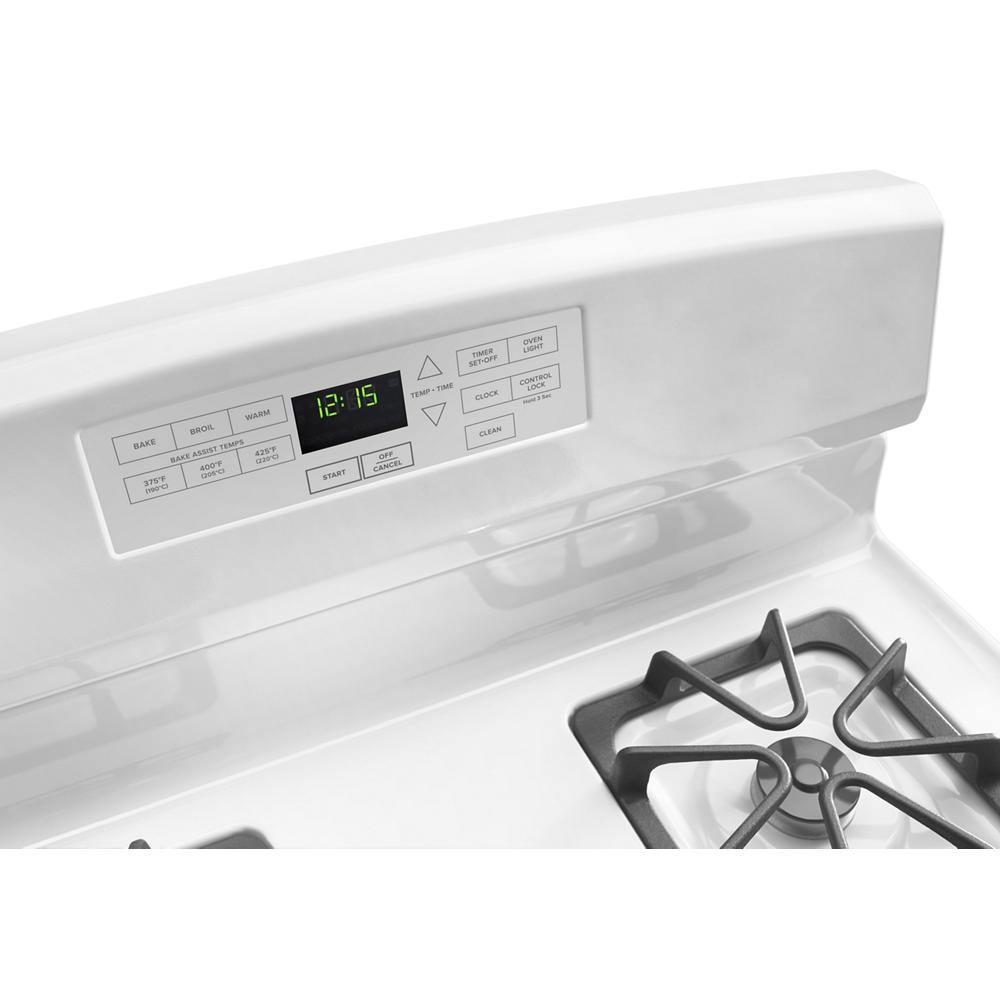 Amana AGR6603SFW 30inch Gas Range with SelfClean Option