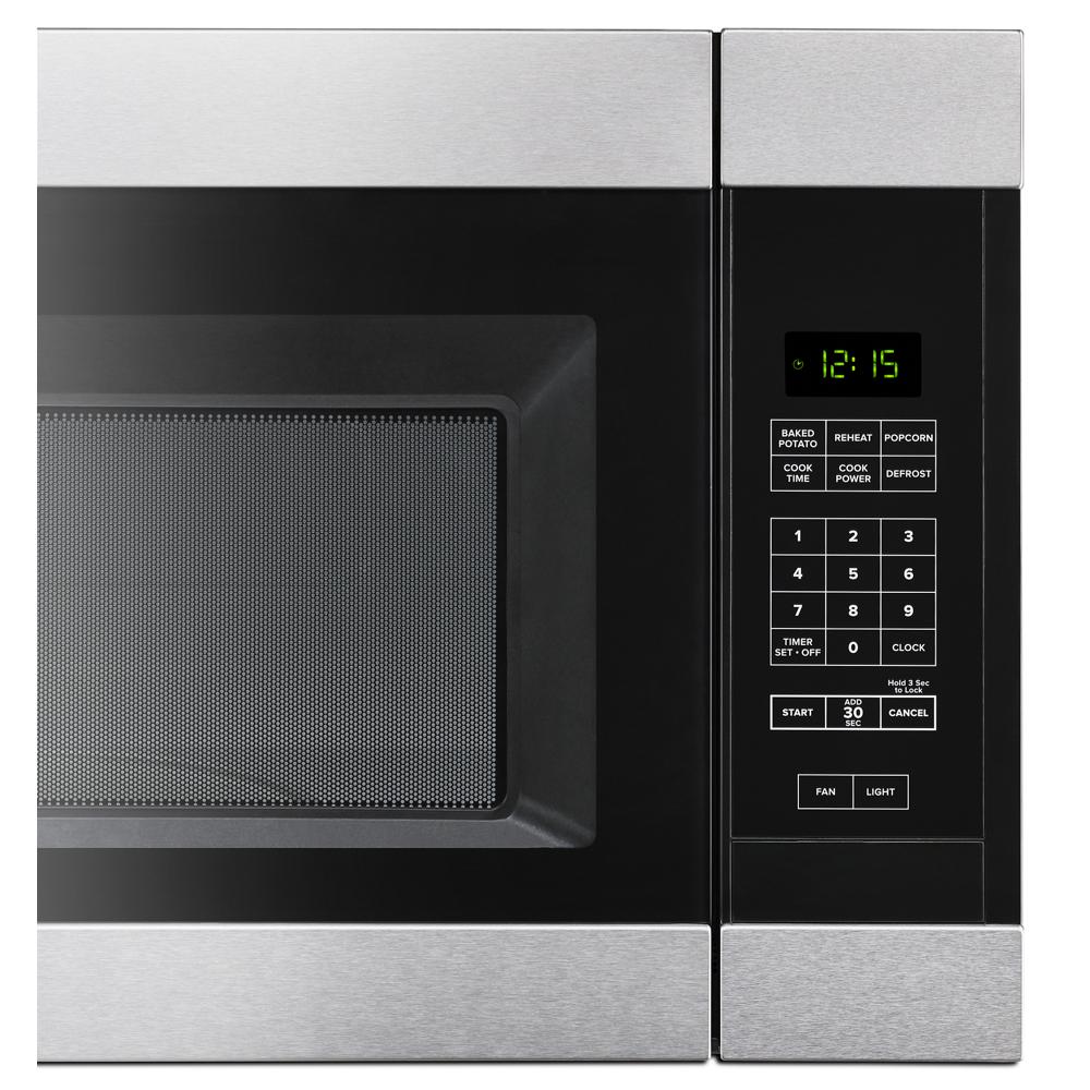 Model: AMV2307PFS-CL | Amana 1.6 Cu. Ft. Over-the-Range Microwave with Add 0:30 Seconds