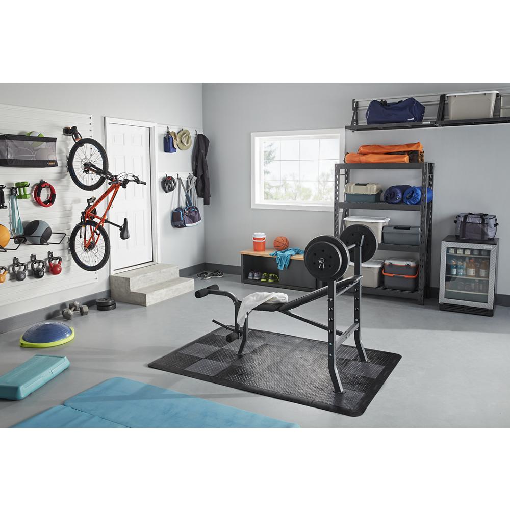 Model: GAGB54SBJSG | Gladiator Ready-to-Assemble Storage Shoe Bench