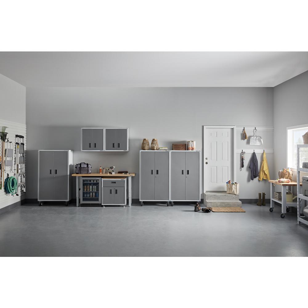 Model: GARS604TKW | Gladiator 60" Wide Heavy Duty Rack with Four 18" Deep Shelves