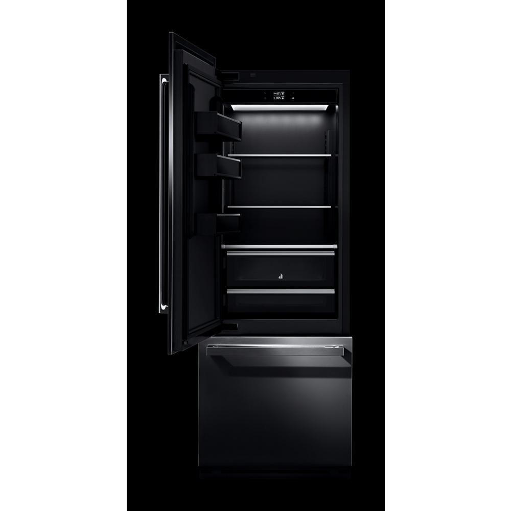Model: JBBFL30NMX | Jenn-Air Panel-Ready 30" Built-In Bottom-Mount Refrigerator, Left Swing