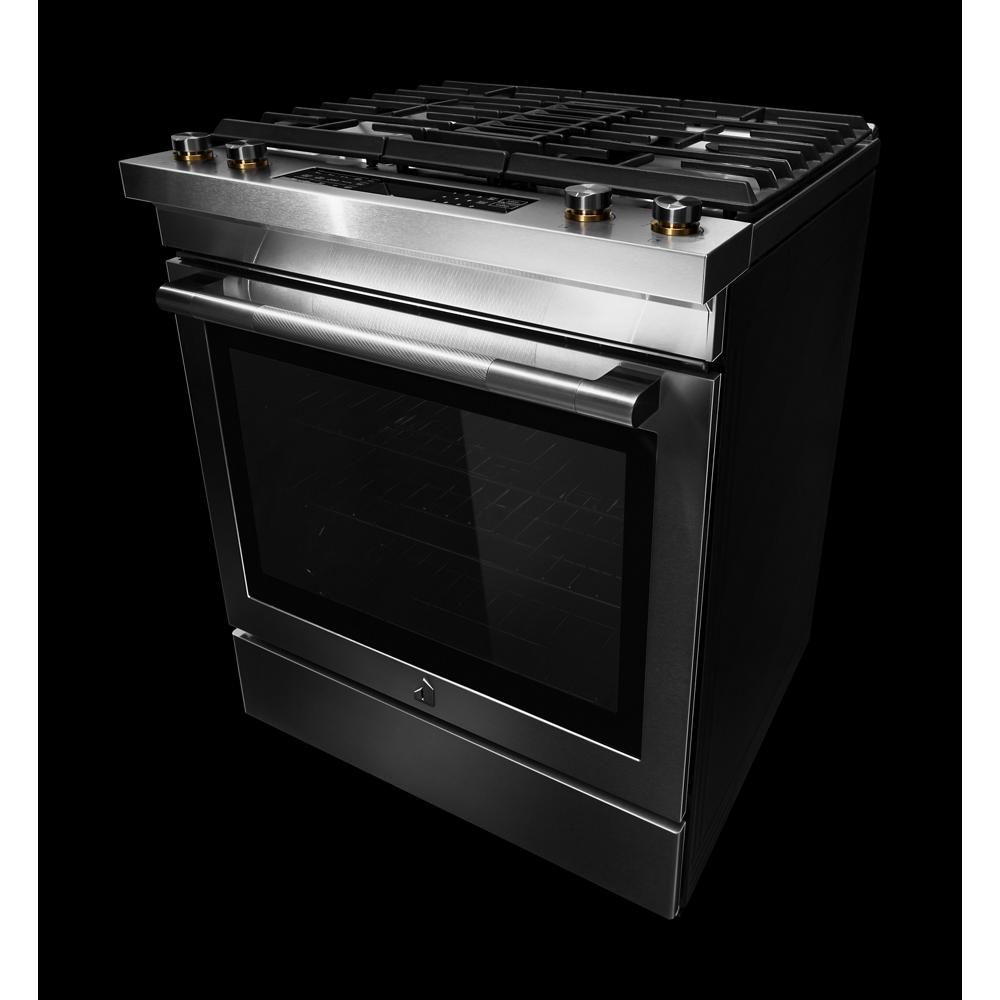 Model: JDS1750ML | Jenn-Air RISE™ 30" DUAL-FUEL DOWNDRAFT SLIDE-IN RANGE