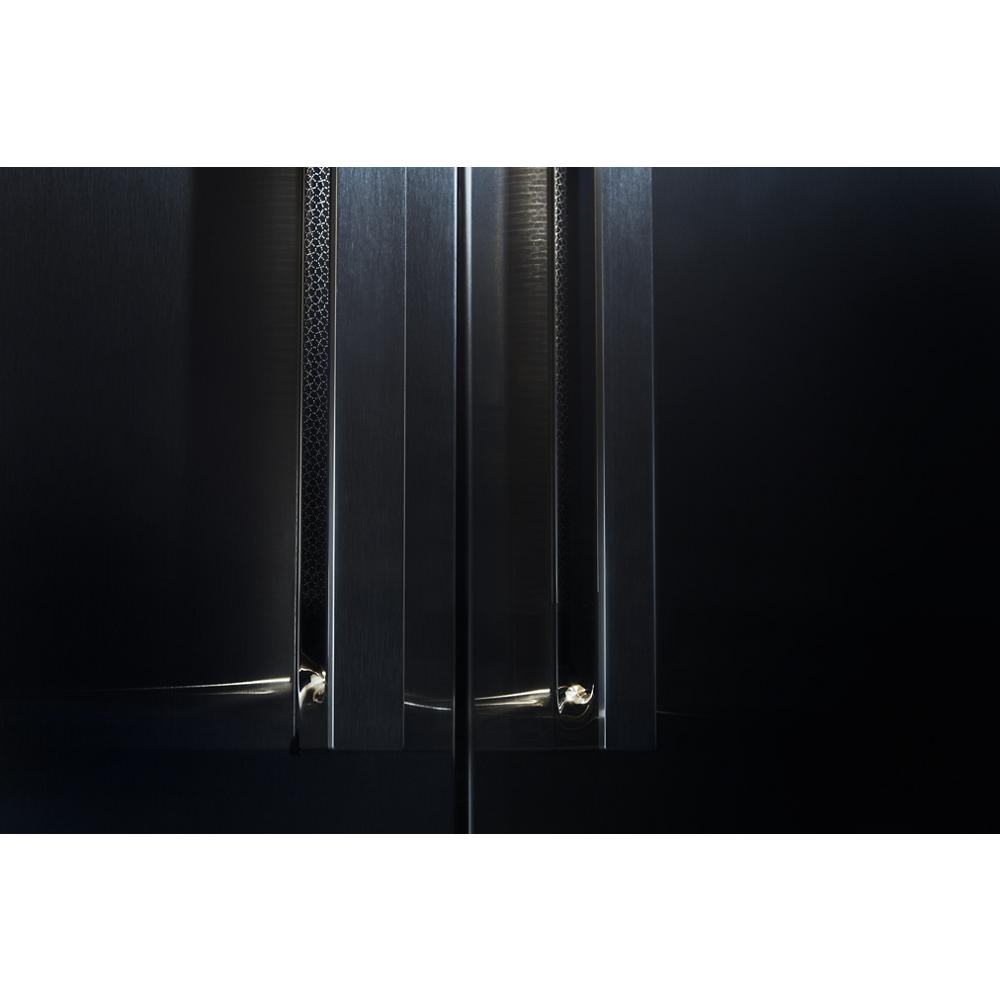 Model: JKCPL181GM | Jenn-Air 18" Built-In Column Freezer with NOIR™ Panel Kit, Left Swing