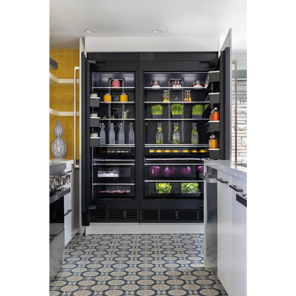 Model: JKCPL241GM | Jenn-Air 24" Built-In Column Freezer with NOIR™ Panel Kit, Left Swing