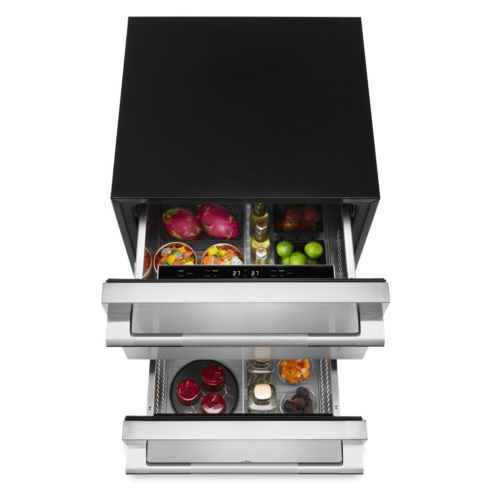 Model: JUDFP242HL | Jenn-Air RISE 24" Double-Refrigerator Drawers