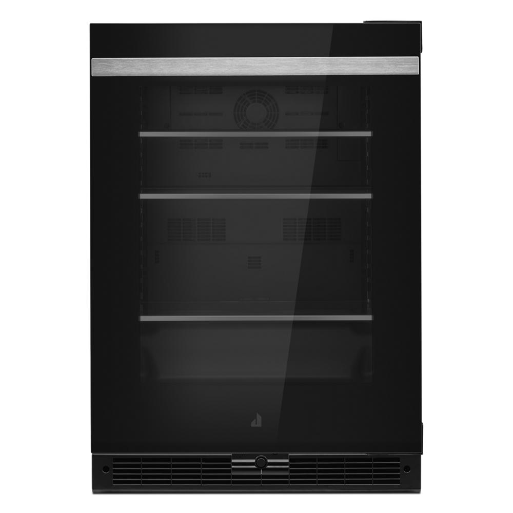 Jenn-Air 24" NOIR™ Under Counter Glass Door Refrigerator, Right Swing