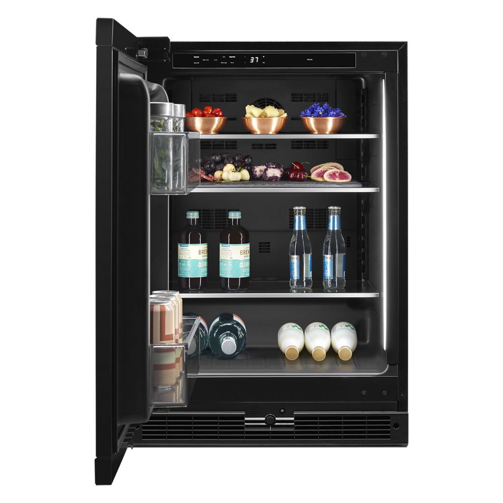 Model: JURFL242HX | Jenn-Air Panel-Ready 24" Under Counter Solid Door Refrigerator, Left Swing
