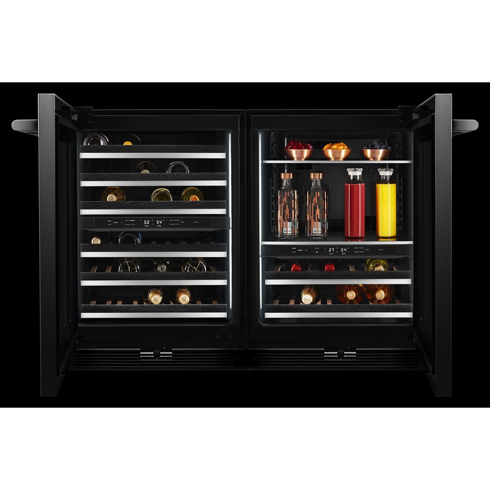 Model: JUWFL242HL | Jenn-Air RISE™ 24" Built-In Undercounter Wine Cellar - Left Swing