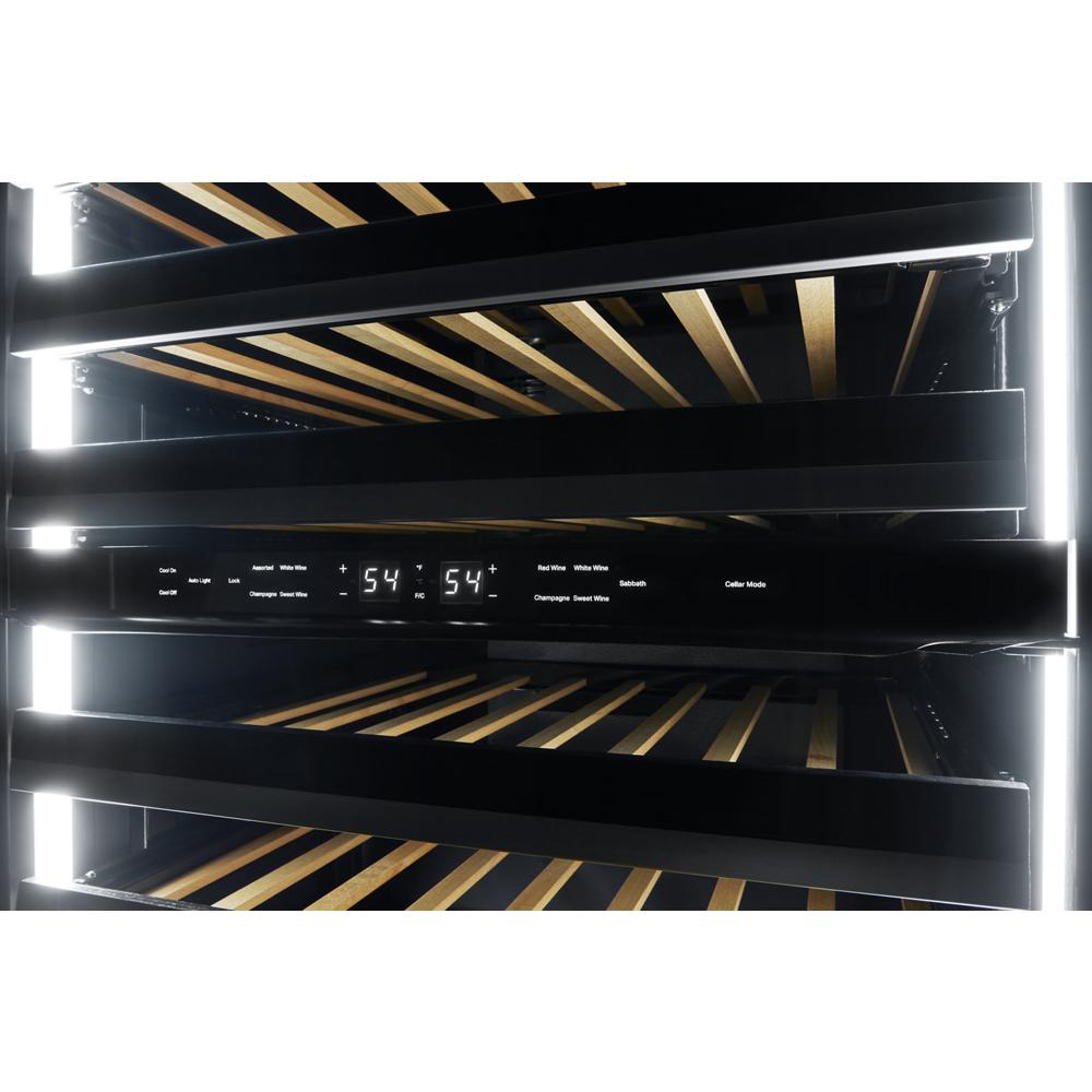 Model: JUWFL242HL | Jenn-Air RISE™ 24" Built-In Undercounter Wine Cellar - Left Swing