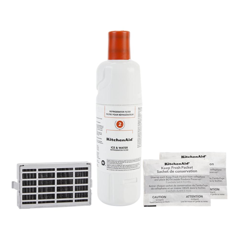  KitchenAid KAD2RXD1 Ice, Orange Refrigerator Water Filter  2-KAD2RXD1, Single-Pack : Home & Kitchen