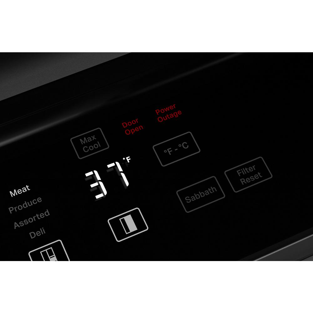 Model: KBSD702MSS | KitchenAid 25.1 Cu. Ft. 42" Built-In Side-by-Side Refrigerator with Ice and Water Dispenser