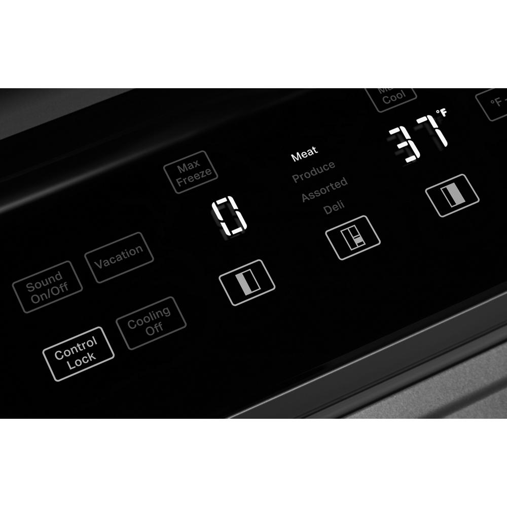 Model: KBSD702MSS | KitchenAid 25.1 Cu. Ft. 42" Built-In Side-by-Side Refrigerator with Ice and Water Dispenser
