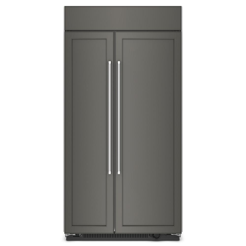 KitchenAid 25.5 Cu Ft. 42" Built-In Side-by-Side Refrigerator with Panel-Ready Doors