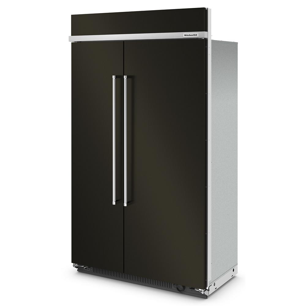 KitchenAid 30 Cu. Ft. 48" Built-In Side-by-Side Refrigerator with PrintShield™ Finish