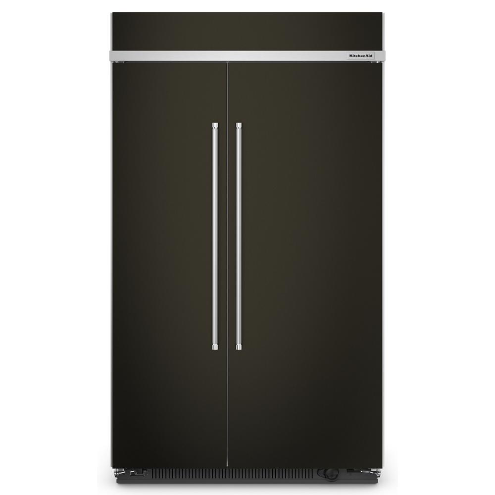 KitchenAid 30 Cu. Ft. 48" Built-In Side-by-Side Refrigerator with PrintShield™ Finish