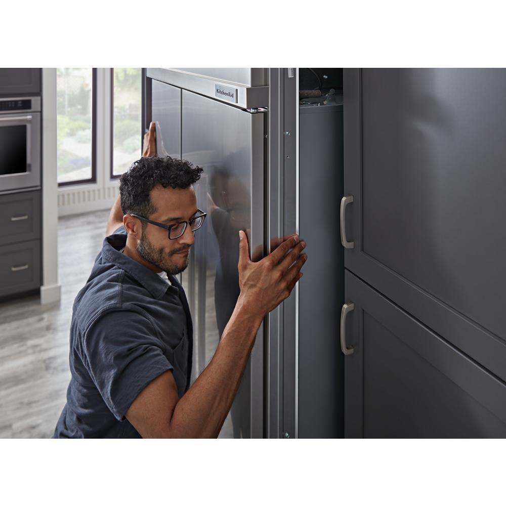 KitchenAid KBSN708MPS 30 Cu. Ft. 48 Built-In Side-by-Side Refrigerator  with PrintShield(TM) Finish, Simon's Furniture