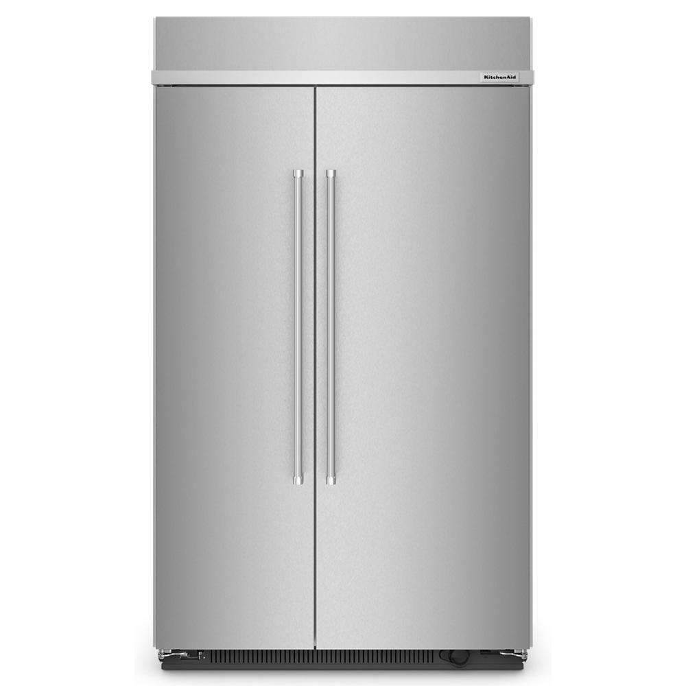 KitchenAid 30 Cu. Ft. 48" Built-In Side-by-Side Refrigerator with PrintShield™ Finish