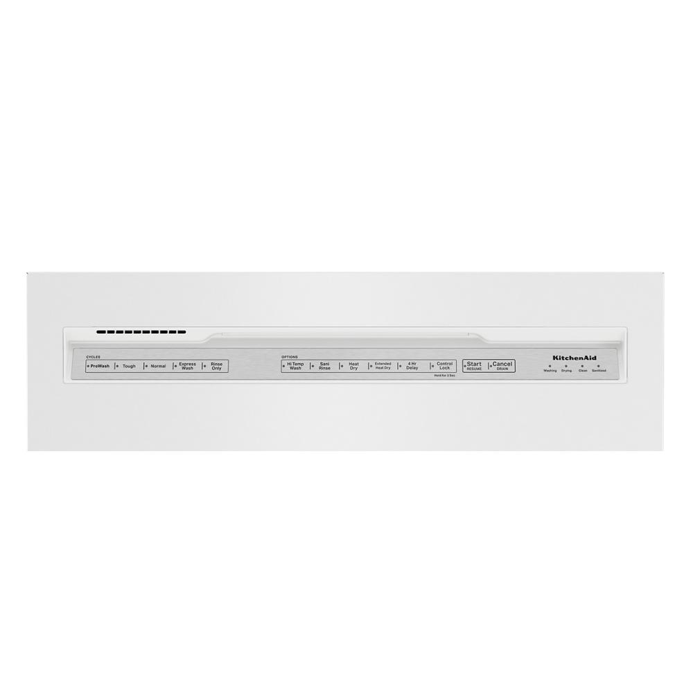Model: KDFE204KWH | KitchenAid Third Level Utensil Rack Dishwasher with 30+ Total Wash Jets, 39 dBA