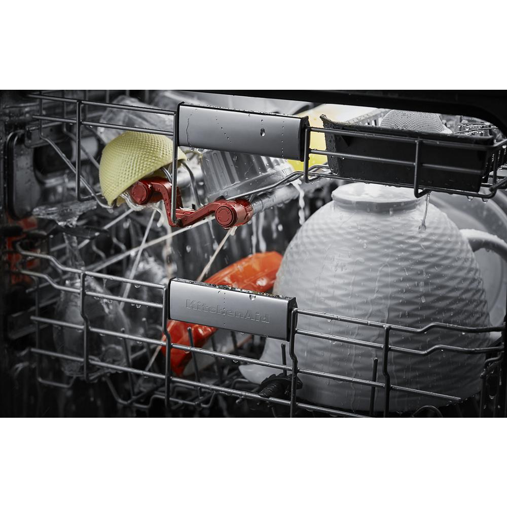 Model: KDFM404KBS | KitchenAid 360° Max Jets™ Third Rack Dishwasher with 50+ Total Wash Jets, 44 dBA