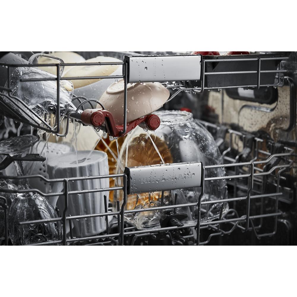 Model: KDFM404KBS | KitchenAid 360° Max Jets™ Third Rack Dishwasher with 50+ Total Wash Jets, 44 dBA