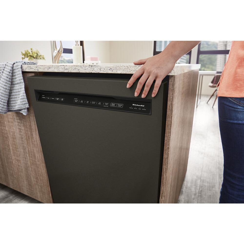 Model: KDFM404KBS | KitchenAid 360° Max Jets™ Third Rack Dishwasher with 50+ Total Wash Jets, 44 dBA