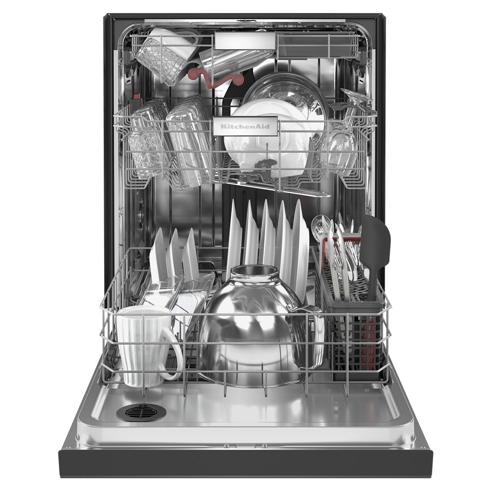 Model: KDFM404KBS | KitchenAid 360° Max Jets™ Third Rack Dishwasher with 50+ Total Wash Jets, 44 dBA