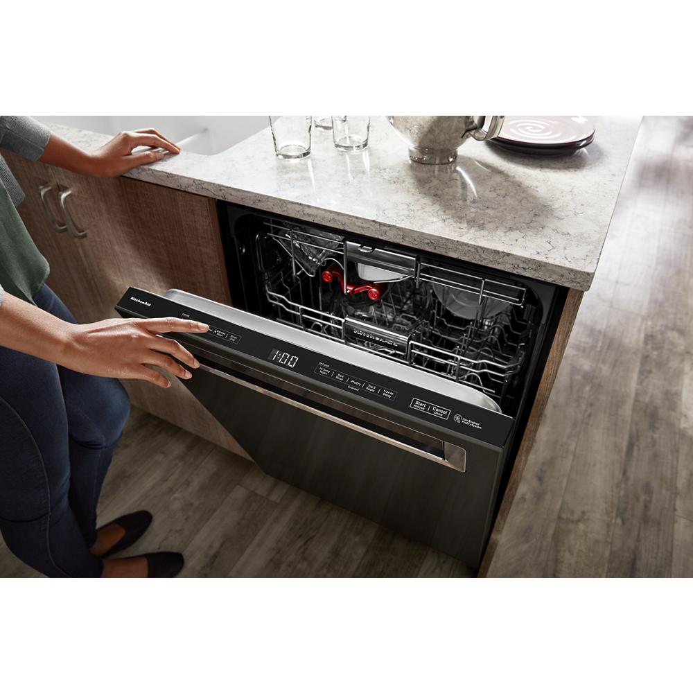 Model: KDPM604KBS | KitchenAid 360° Max Jets™ Third Rack Dishwasher with Fan-Enabled ProDry™ System, 44 dBA