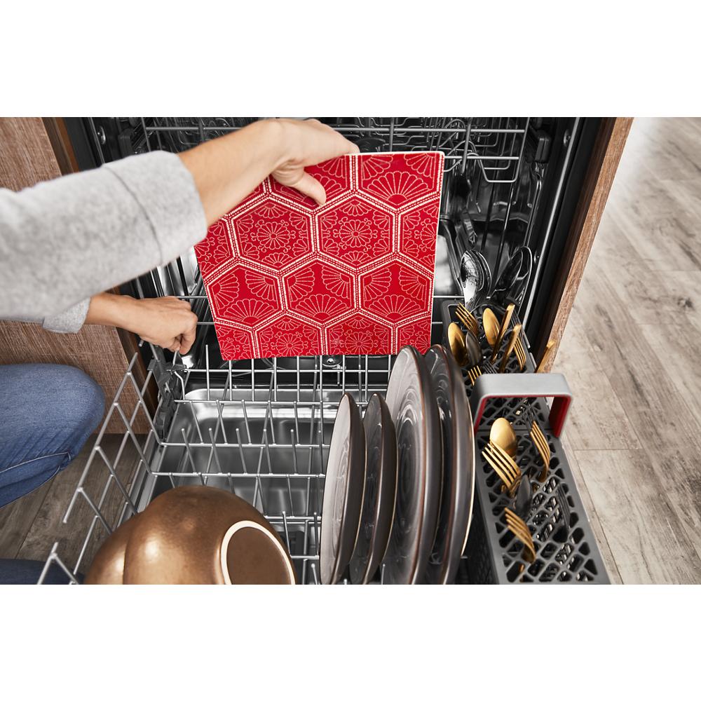 Model: KDPM604KBS | KitchenAid 360° Max Jets™ Third Rack Dishwasher with Fan-Enabled ProDry™ System, 44 dBA