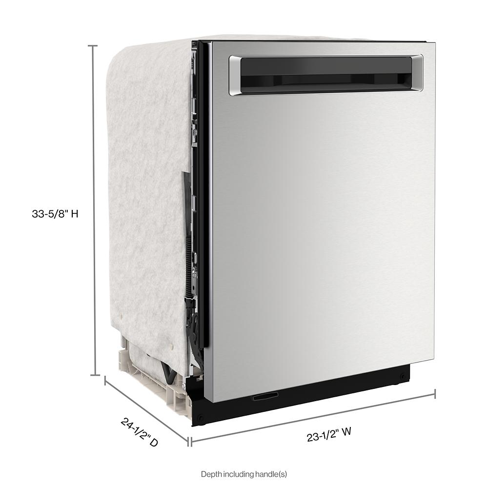 Model: KDPM704KPS | KitchenAid 360° Max Jets™ Third Rack Dishwasher with Ultra-Bright LED Lighting, 44 dBA