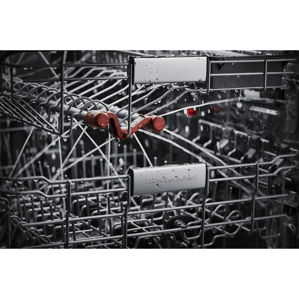 Model: KDPM704KPS | KitchenAid 360° Max Jets™ Third Rack Dishwasher with Ultra-Bright LED Lighting, 44 dBA
