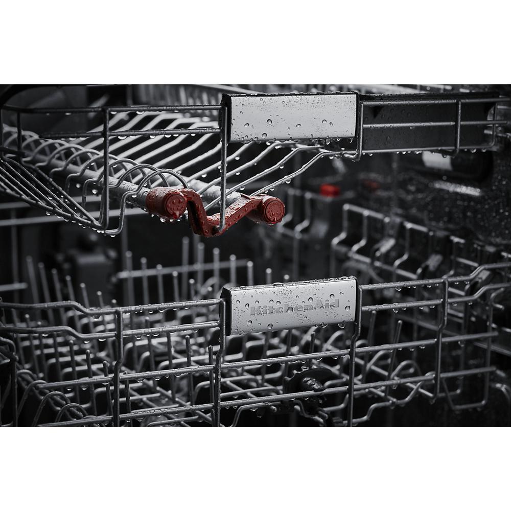 Model: KDPM704KPS | KitchenAid 360° Max Jets™ Third Rack Dishwasher with Ultra-Bright LED Lighting, 44 dBA