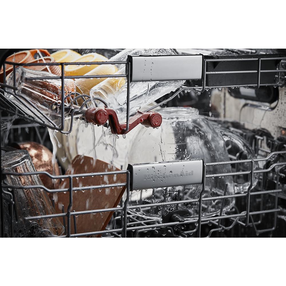 Model: KDPM704KPS | KitchenAid 360° Max Jets™ Third Rack Dishwasher with Ultra-Bright LED Lighting, 44 dBA
