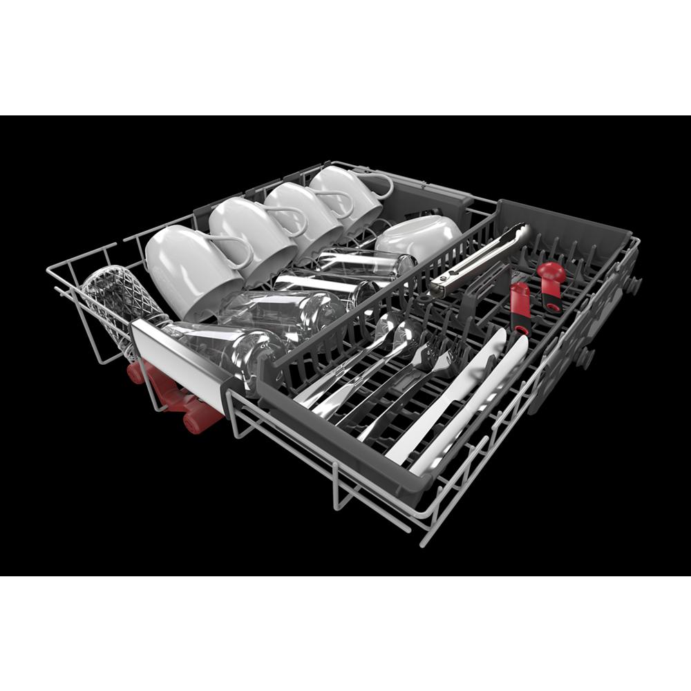 Model: KDPM704KPS | KitchenAid 360° Max Jets™ Third Rack Dishwasher with Ultra-Bright LED Lighting, 44 dBA