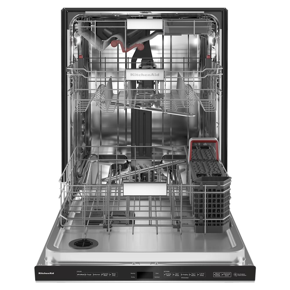 Model: KDPM704KPS | KitchenAid 360° Max Jets™ Third Rack Dishwasher with Ultra-Bright LED Lighting, 44 dBA