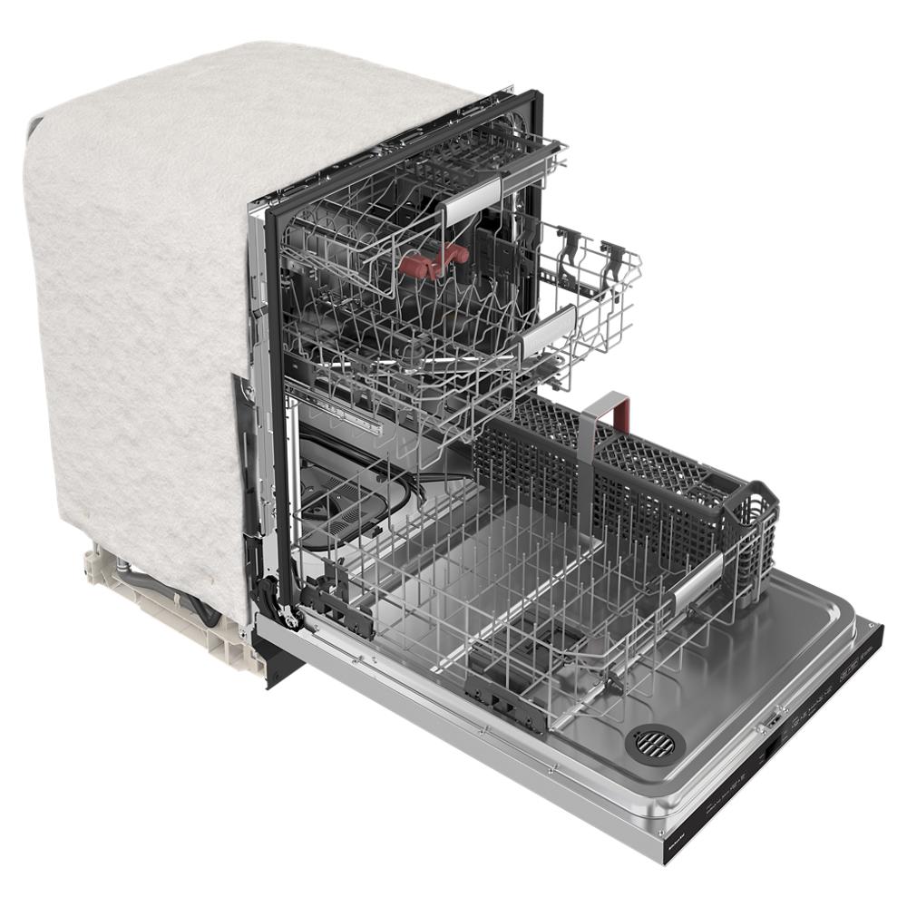 Model: KDPM704KPS | KitchenAid 360° Max Jets™ Third Rack Dishwasher with Ultra-Bright LED Lighting, 44 dBA