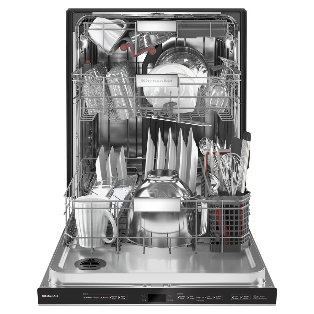 Model: KDPM704KPS | KitchenAid 360° Max Jets™ Third Rack Dishwasher with Ultra-Bright LED Lighting, 44 dBA
